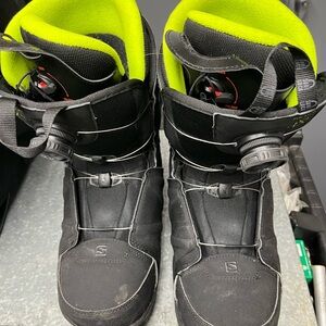 Salomon Faction Boa Snowboard Boots with bag